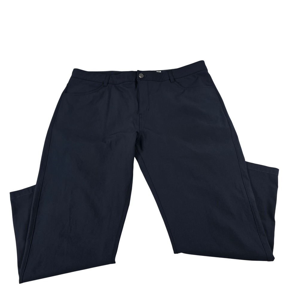 Vuori Meta Pant Mens 38x27‎ Navy Blue Technical 5-Pocket Trousers V430